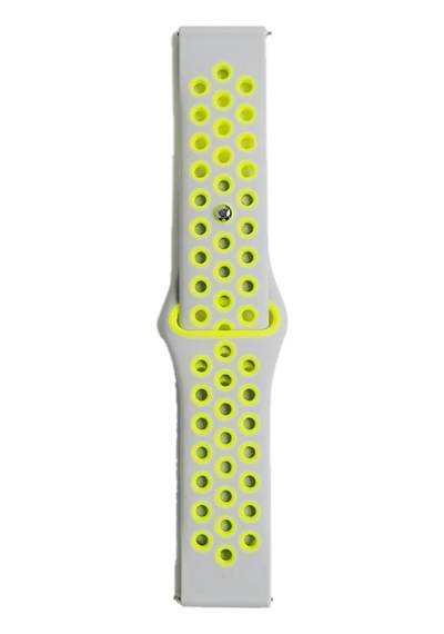 Mey İthalat Watch 20mm Spor Delikli Kordon - Gri-yeşil Diğer