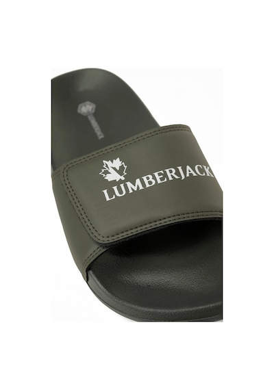 Lumberjack Norman Cırtlı Erkek Deniz Plaj Havuz Terliği Haki
