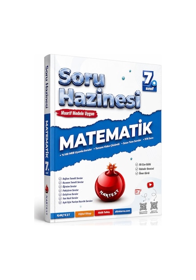 Nartest Yayınları 7. Sınıf Matematik Soru Hazinesi Yeni