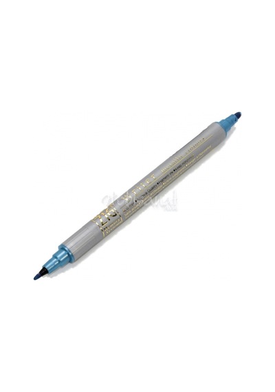 Zig Writer Metallic Colours Çift Uçlu Marker Kalem 125 Blue