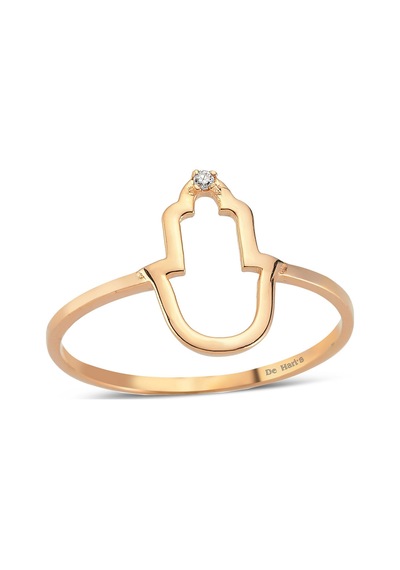 Kuyumcudukkani Fatma Eli Sembollu Trend Yüzük-10234-r-w Rose Gold