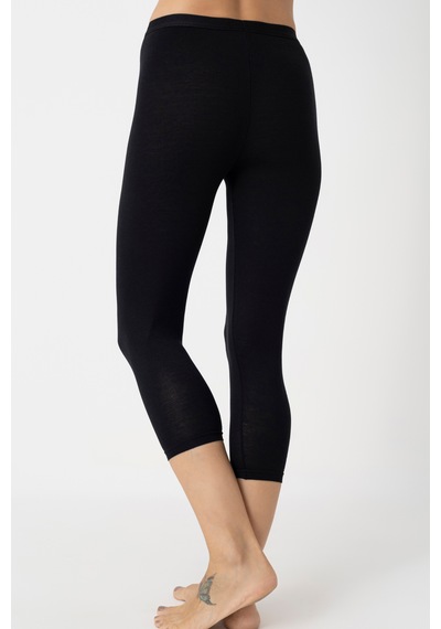 Nt Underwear Kadın Bambu Kapri Tayt Hafif, Rahat, Terletmeyen Siyah