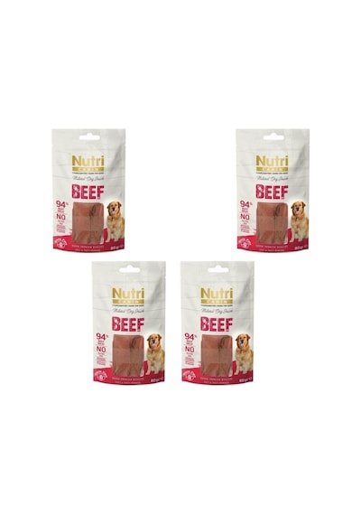 Nutri Canin Beef Snack Köpek Ödülü 4 x 80 G