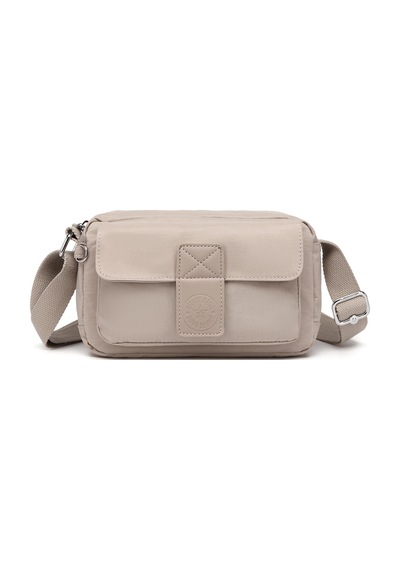Smart Bags Günlük Minik Boy Su Geçirmez Krınkıl Kumaş Kadın Telefon Ve Postacı Çantası Bej 80091965