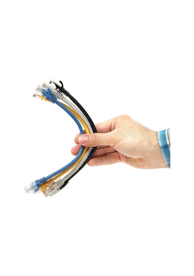 Cat6 0.25M Utp Sarı Network  Kablosu