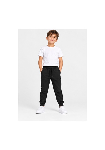 Eray Alp Kids Unisex Çocuk Siyah Jogger Eşofman Altı Günlük Rahat Kombin