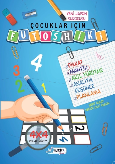 Çocuklar İçin Zeka Geliştiren & Dikkat Güçlendiren Futoshiki Kolay Seviye - Yeni Nesil Japon Sudoku 7/99 Yaş