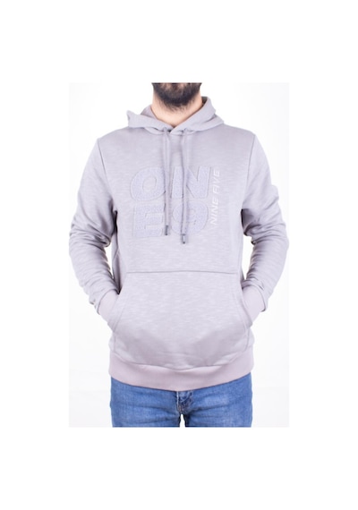 Twister Jeans Twister 1931 Gri Kapüşonlu Erkek Sweatshirt Gri