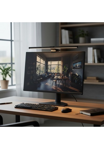 51cm Led Monitör Işık Çubuğu, Ayarlanabilir Renk Sıcaklığı Ve Parlaklığı, Uzaktan Kumandalı, Dimmer Kontrol