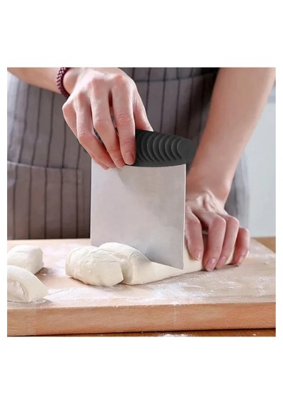Paslanmaz Çelik Hamur Kesme Spatulası Lüks Kazıyıcı