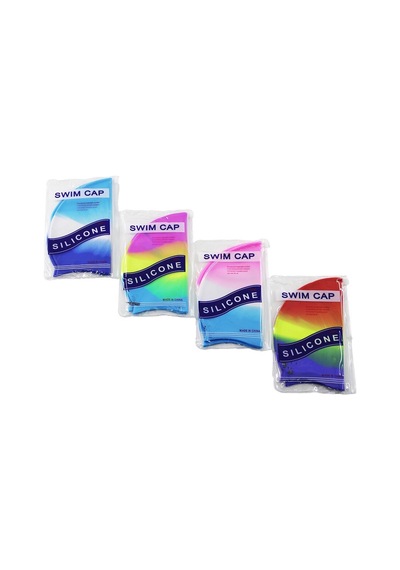 İbico İ19-028 Silikon Ve Lateks Havuz Yüzme Bonesi - Çift Renkli- 12'li Paket Çok Renkli