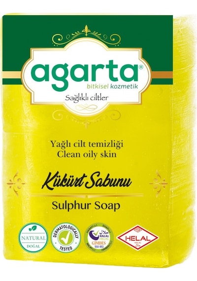 Agarta El Yapımı Doğal Katı Kükürt Sabunu 150 G