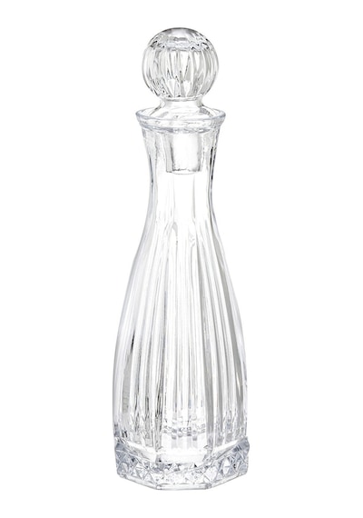 El Yapımı Cam Kapaklı Linea Karaf Sürahi 11x33 Cm