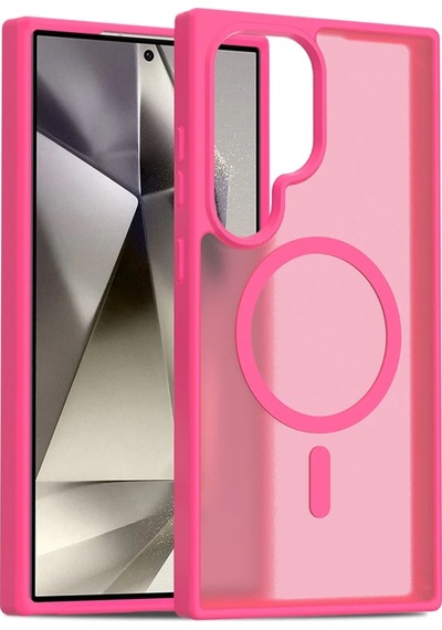 Joko Samsung Galaxy Uyumlu S24 Ultra Jota Magsafe Kapak - Rose