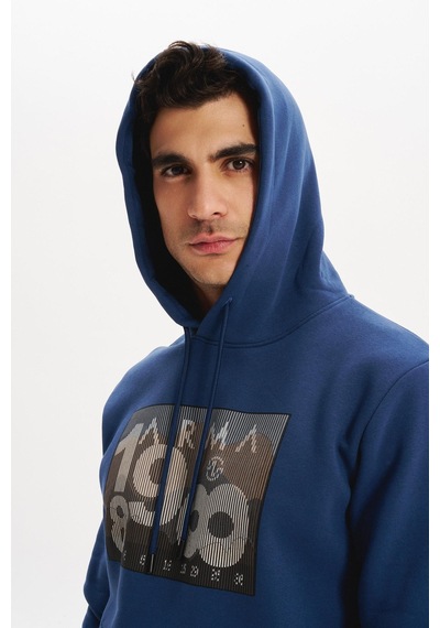 AR-MA Arma Erkek Kapüşonlu Kanguru Cepli 3 İplik Baskılı Şardonlu Regular Fit Sweatshirt K30254628702 İndigo-i1 AR-MA Arma Erkek Kapüşonlu Kanguru Cepli 3 İplik Baskılı Şardonlu Regular Fit Sweatshirt K30254628702 İndigo-i1