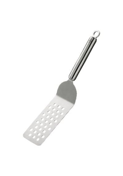 Tr Rösle Delikli Sandviç Paleti, Yüksek Kaliteli Paslanmaz Çelik Spatula, Yuvarlak Saplı Ve Asma Halkalı, Paslanma Diğer