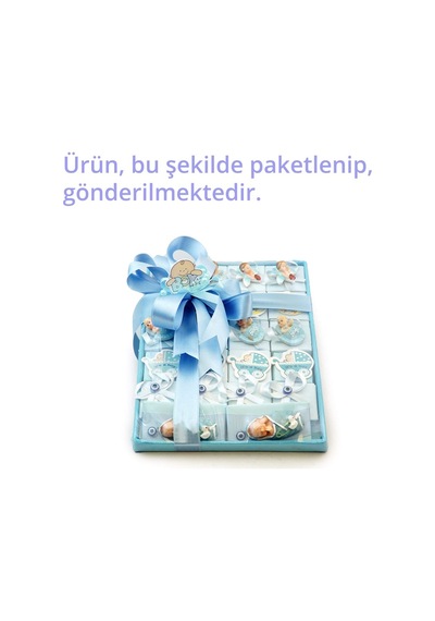 Erkek Bebek Çikolatası El Yapımı Bebek Çikolatası Dekorlu (32 Ade