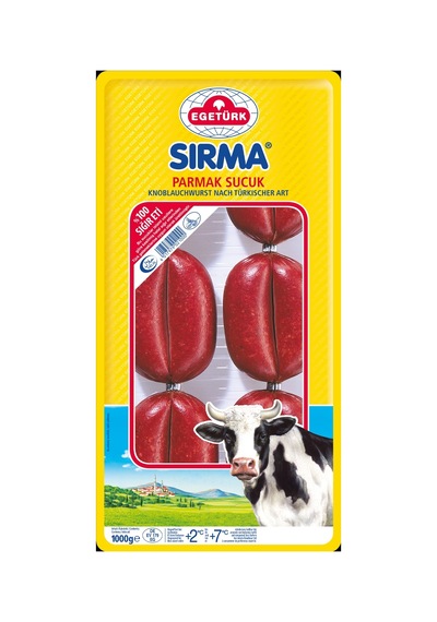 Egetürk Sırma Az Acılı Parmak Sucuk 1 KG