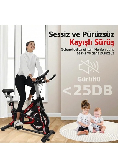 Exclusive Kondisyon Bisikleti Spinning Bike Egzersiz Aleti Genel