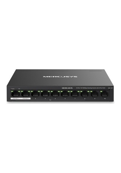 10-port 10/100mbps Masaüstü Switch, Hızlı Veri İletimi