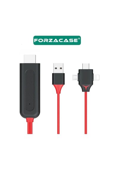 3in1 Görüntü Aktarıcı Kablo Lightning Type-c Micro Usb Fc450