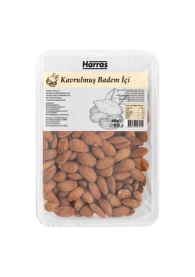 Kavrulmuş Badem İçi Premium Tuzlu Kuruyemiş Yüksek Gramaj Seti 4 Adet X 400 Gr 400 G