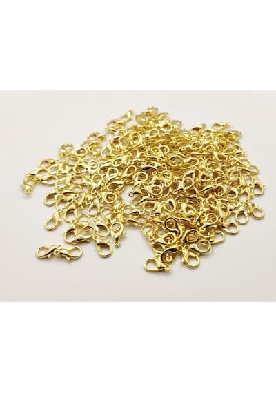 Lüks 250 Adet Gold Papağan Takı Klipsi -502