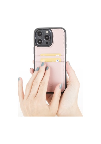 Bouletta Apple İphone 14 Pro Max Uyumlu Deri Arka Kapak Fxcp Nu2