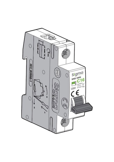 Sigma Monofaze Otomatik Sigorta 1P C 63A 3Ka