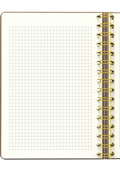 Melimelek Kareli Defter Mor Bez Ciltli - Ceyda Düvenci Bej