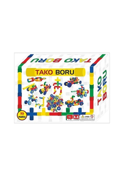 HMH 72 Parça Boru Lego Tako Boru