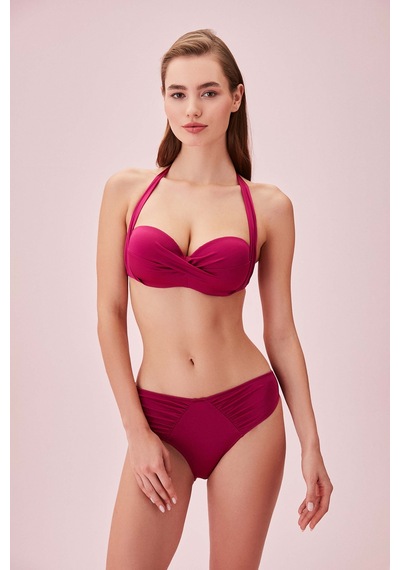 Suwen Pileli Bikini Alt Sbn26395d1283 Vişne