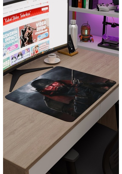 Fallout Kaymaz Dikişli Kauçuk Oyuncu Mousepad V4 - 48x40 Xl Gaming Mouse Pad Fare Altlığı