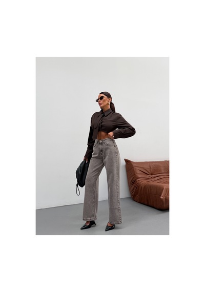 Kene Jeans Kadın Kahve Kar Yıkama Dökümlü Bol Paça Palazzo Kot/denim Pantolon Jeans Kahverengi Kene Jeans Kadın Kahve Kar Yıkama Dökümlü Bol Paça Palazzo Kot/denim Pantolon Jeans Kahverengi