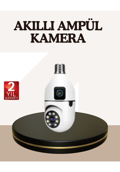 İki Yönlü Sesli Wifi Kamera Ampul Tipi Ev Ve Ofis Güvenlik Kamerası - Lisinya Standart