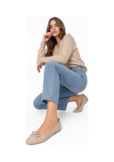 Luvishoes 01 Biskuvi Cilt Kadın Babet Koyu Bej