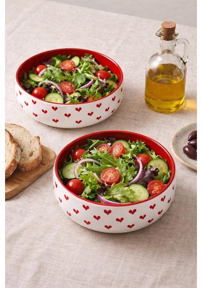El Yapimi Seramik Salata Kasesi, Yulaf Granola Ve Kahvaltı Kasesi, Zindeliklı Beslenme Ve Diyet Kabı, Smoothie Bowl, Diğer