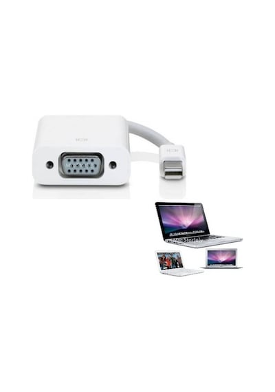 Apple Uyumlu MacBook Pro Air Retina Mini Display Port Dönüştürücü Vga Çıkışlı-Vga