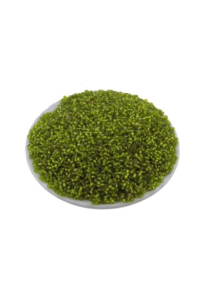 08 Kum Boncuk Koyu Kristal Fıstık Yeşili 3 Mm 100 Gr 6000 Adet