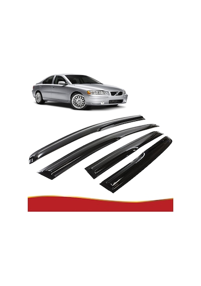Volvo S60 Mügen Cam Rüzgarlığı 2001-2010 Arası 4 Lü N11.36296