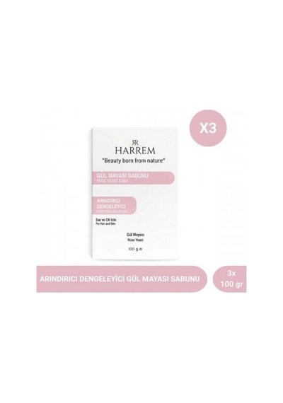 Harrem Gül Mayası Sabunu 3 x 100 G