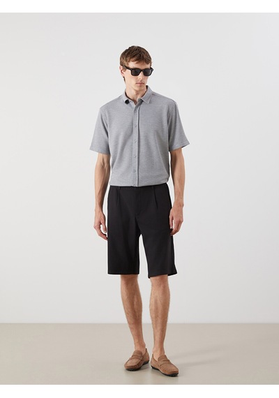Lcw Vision Gri Slim Fit Erkek Gömlek
