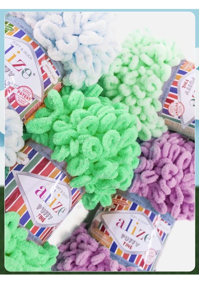 Alize Puffy Alize Puffy Fine 55 Peluş İplik 270748153