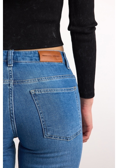 24326-73603 Kadın Boot Cut Mıd Denim Waıst 24326-73603 Buz Mavi