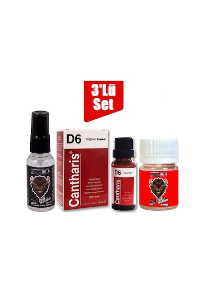 Bizon Sprey Caas D6 Kadin Kadın Damla Bizon 100mg 10lu