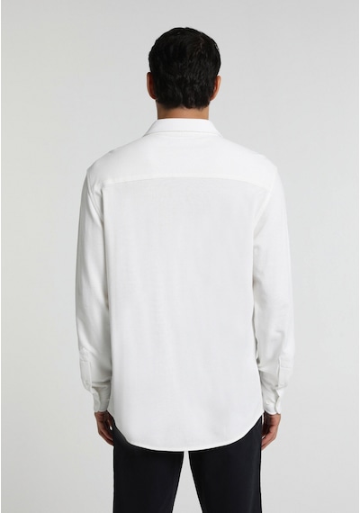 Colin's Colins Regular Fit Shirt Neck Düz Erkek Beyaz Uzun Kol Gömlek Cl1082019 Q1.v1 Ofw