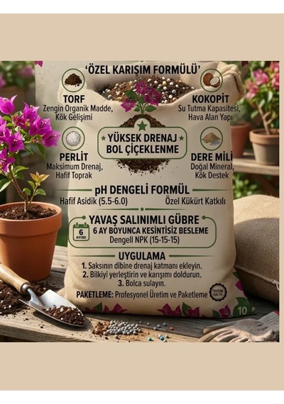 Begonvilist Profesyonel Begonvil Toprağı 5 Litre 5 L
