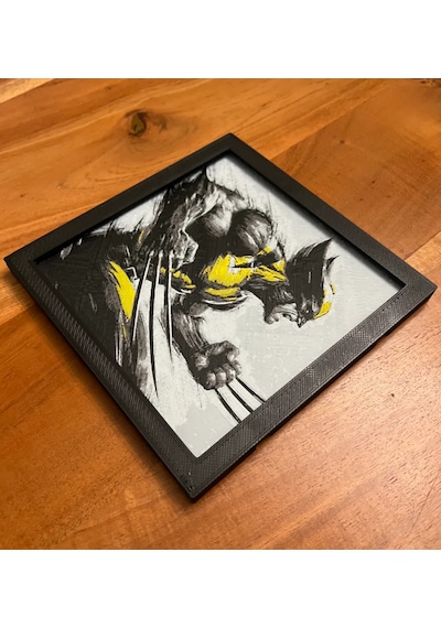 Wolverine 3d Baskı Tablo Çerceve