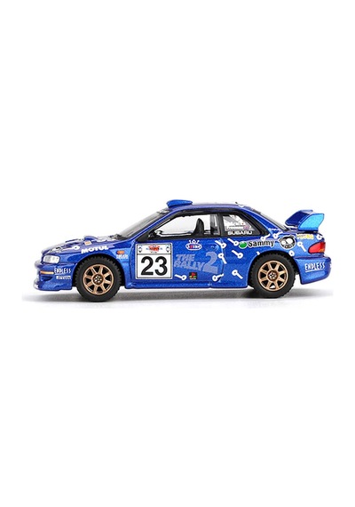 Mını Gt 1:64 Subaru Impreza Wrc99 23 2000 Acropolis Rally Blister Paket Diecast Model Araba Mavi