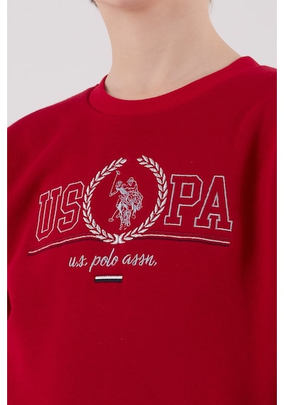 U.S. Polo Assn. Lisanslı Erkek Çocuk Alt Üst 2 Parça Eşofman Takımı Us2232 Kırmızı